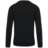 Sweat-shirt Bio French Terry Col Rond Noir Kariban – vue 2