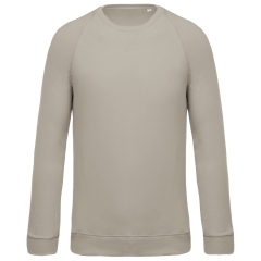Sweat-shirt Bio French Terry Col Rond Beige Kariban