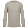 Sweat-shirt Bio French Terry Col Rond Beige Kariban