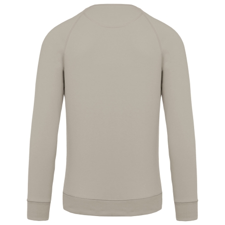 Sweat-shirt Bio French Terry Col Rond Beige Kariban – vue 2