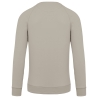Sweat-shirt Bio French Terry Col Rond Beige Kariban – vue 2