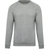 Sweat-shirt Bio Col Rond Gris Chiné Kariban – French Terry