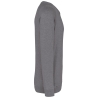 Sweat-shirt Bio Col Rond Gris Chiné Kariban – French Terry – vue 3