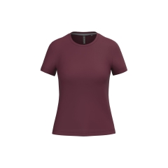 T-shirt col rond femme bordeaux 180 g/m² Kariban