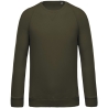 Sweat-shirt Bio French Terry Col Rond Vert Kariban