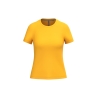 T-shirt col rond femme manches courtes Jaune Kariban