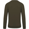 Sweat-shirt Bio French Terry Col Rond Vert Kariban – vue 2