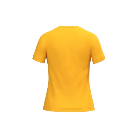 T-shirt col rond femme manches courtes Jaune Kariban – vue 2