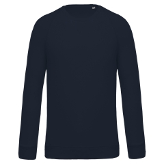 Sweat-shirt Bio French Terry Col Rond Marine Kariban