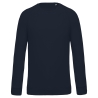 Sweat-shirt Bio French Terry Col Rond Marine Kariban