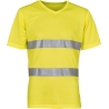 T-shirt col V haute visibilité jaune Yoko Top Cool