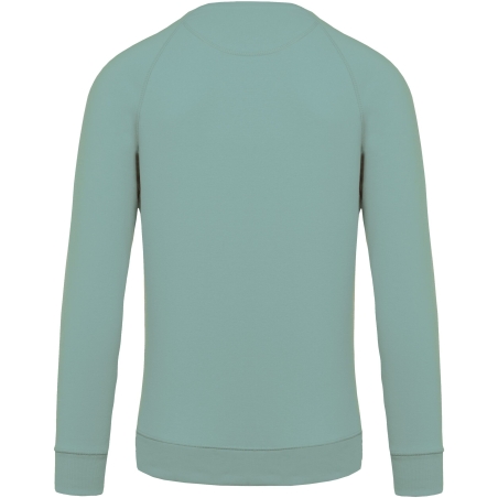 Sweat-shirt Bio French Terry Col Rond Gris Kariban – vue 2