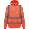 Sweat à capuche haute visibilité Orange EN ISO 20471 Yoko