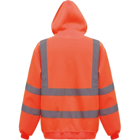 Sweat à capuche haute visibilité Orange EN ISO 20471 Yoko – vue 2