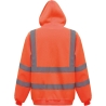 Sweat à capuche haute visibilité Orange EN ISO 20471 Yoko – vue 2