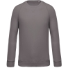 Sweat-shirt Bio French Terry Col Rond Gris Storm Kariban