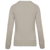 Sweat-shirt Bio Col Rond Femme Gris – Kariban Organic – vue 2