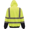 Sweat à capuche haute visibilité Jaune Marine Yoko 280 g/m² – vue 2