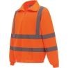 Sweat-shirt 1/4 zip haute visibilité Orange Yoko – EN ISO 20471 – vue 3