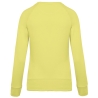Sweat-shirt Bio Col Rond Raglan Jaune Femme Kariban – vue 2