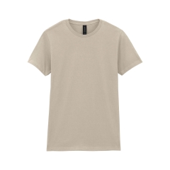 T-shirt femme col rond Softstyle beige 150 g/m² – Gildan