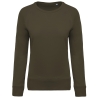Sweat-shirt Bio Col Rond Femme Vert Mossy Green Kariban