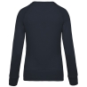 Sweat-shirt Bio Col Rond Manches Raglan Femme Marine Kariban – vue 2