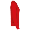 Sweat-shirt bio col rond raglan femme Rouge – Kariban – vue 3