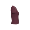 T-shirt col V femme manches courtes Bordeaux Kariban – vue 3