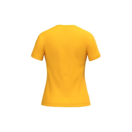 T-shirt col V manches courtes femme Jaune Kariban – vue 2