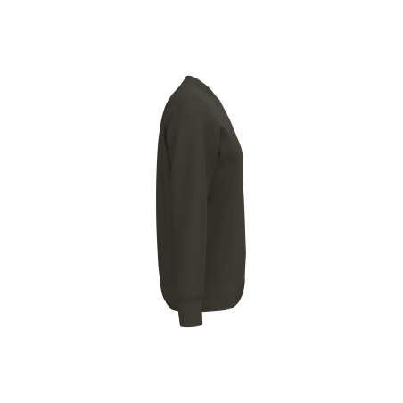 Sweat-shirt col rond Dark Khaki 300 g/m² Kariban – vue 3