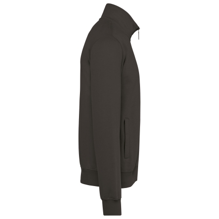 Veste Sweat Molleton Homme Gris Kariban – 300 g/m² – vue 3