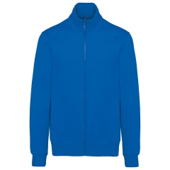 Veste molleton gratté zippée Bleu Royal Kariban homme