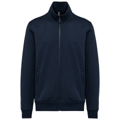 Veste Sweat Molleton Gratté Homme Marine – Kariban
