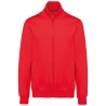 Veste sweat molleton gratté homme Rouge Kariban