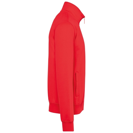Veste sweat molleton gratté homme Rouge Kariban – vue 3