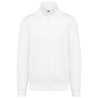 Veste Sweat Molleton Zippée Homme Blanc – Kariban