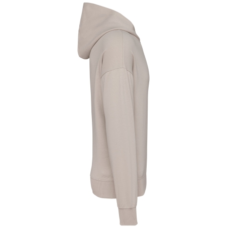 Sweat à capuche oversize unisexe beige Kariban 280 g/m² – vue 3