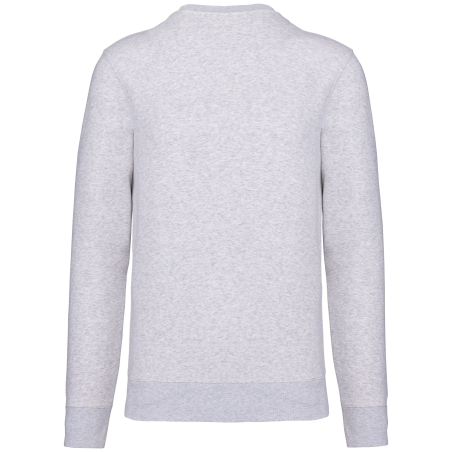 Sweat-shirt écoresponsable col rond Gris (Ash Heather) Kariban – vue 2