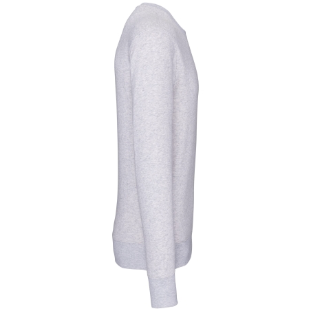 Sweat-shirt écoresponsable col rond Gris (Ash Heather) Kariban – vue 3