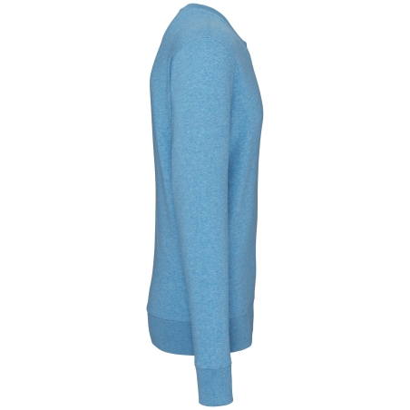 Sweat-shirt écoresponsable col rond Bleu Kariban – vue 3