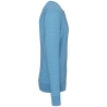 Sweat-shirt écoresponsable col rond Bleu Kariban – vue 3