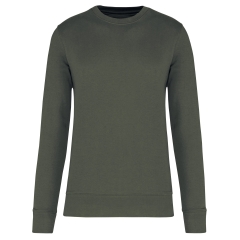 Sweat-shirt écoresponsable col rond Dark Khaki Kariban