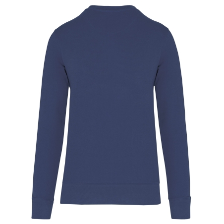 Sweat-shirt écoresponsable col rond Bleu profond Kariban – vue 2