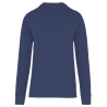 Sweat-shirt écoresponsable col rond Bleu profond Kariban – vue 2