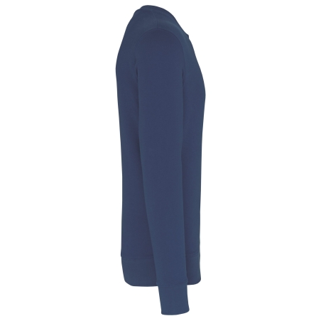 Sweat-shirt écoresponsable col rond Bleu profond Kariban – vue 3