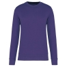 Sweat-shirt écoresponsable col rond Violet Kariban