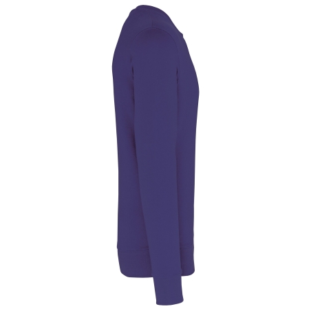Sweat-shirt écoresponsable col rond Violet Kariban – vue 3
