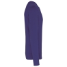 Sweat-shirt écoresponsable col rond Violet Kariban – vue 3
