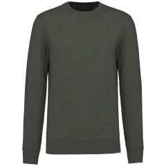 Sweat-shirt écoresponsable col rond Vert Marble Kariban